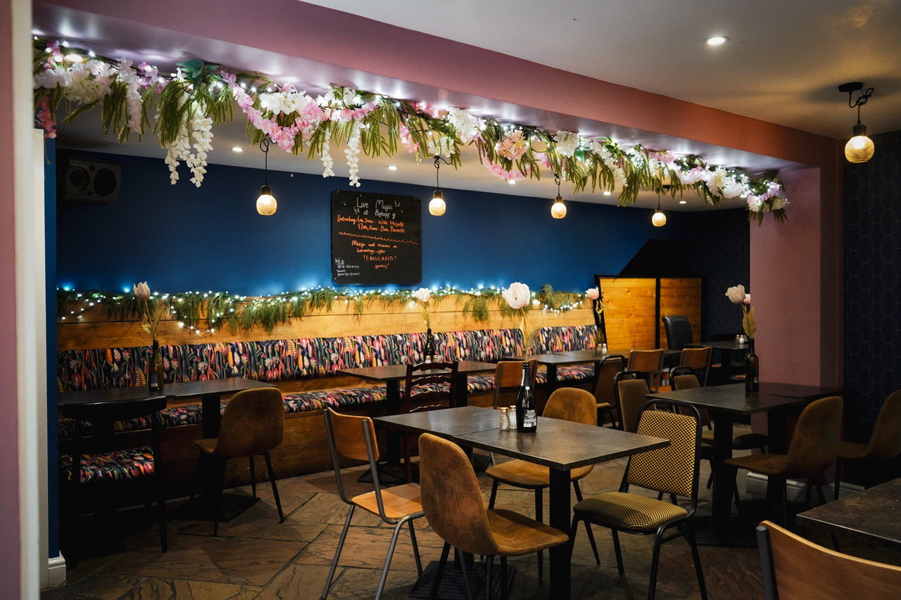 The bistro dining room